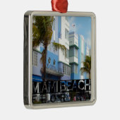 Miami Beach Metalen Ornament (Rechts)