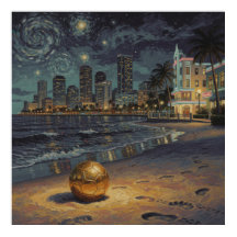 Miami Beach Moonlit Skyline Soccer 2026