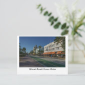 Miami Beach Ocean Drive Briefkaart (Staand voorkant)