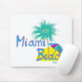 Miami Beach Palm en Sun Muismat (Met muis)