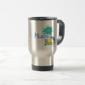 Miami Beach Palm en sun Reisbeker (Voorkant rechts)