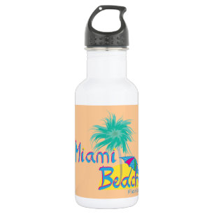 Miami Beach Palm en sun Waterfles