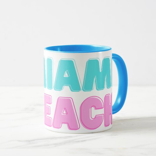 Miami Beach Palm Tree Mok (Voorkant rechts)