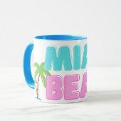 Miami Beach Palmboom Mok (Voorkant links)