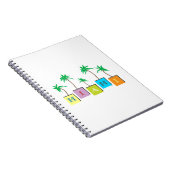 Miami Beach Palms Notitieboek (Rechterzijde)