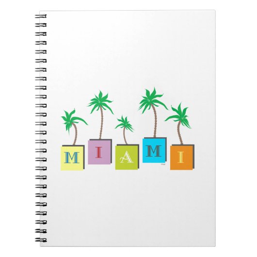 Miami Beach Palms Notitieboek (Voorkant)
