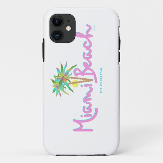 Miami Beach Pam Case-Mate iPhone Case (Achterkant)