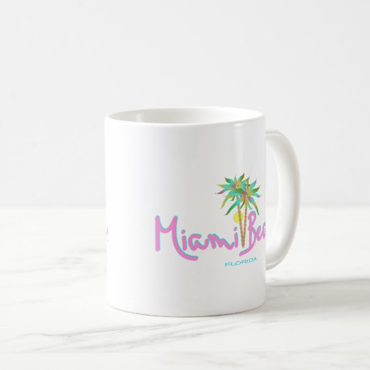 Miami Beach Pam Koffiemok (Voorkant rechts)