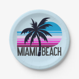 Miami Beach Papieren Bordje