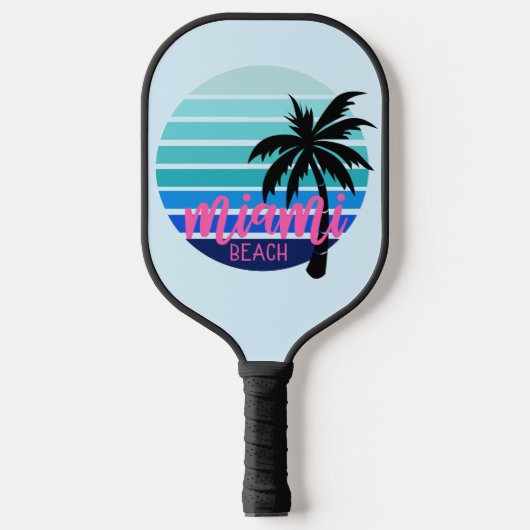 Miami Beach Pickleball Paddle (Voorkant)