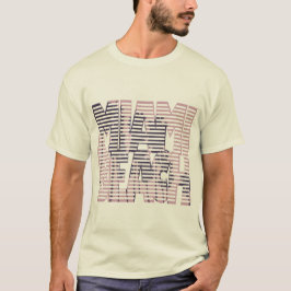 miami beach pink violet fun t-shirt