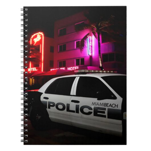 Miami Beach Police on Ocean Drive Notitieboek (Voorkant)