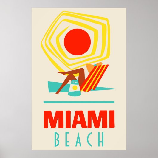 Miami Beach Poster (Voorkant)