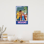 Miami Beach poster (Keuken)