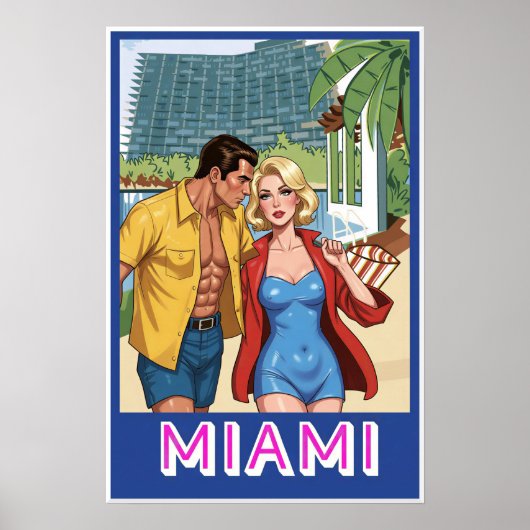Miami Beach poster (Voorkant)