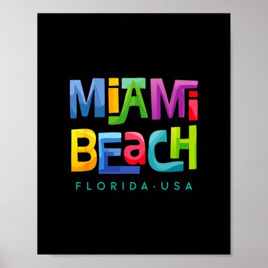 Miami Beach Poster (Voorkant)