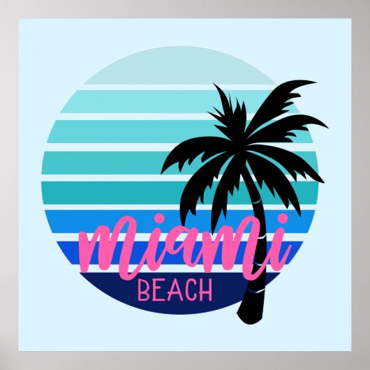 Miami Beach Poster (Voorkant)