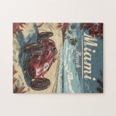 Miami Beach  raceauto Legpuzzel (Horizontaal)