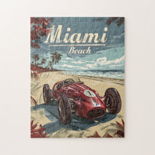 Miami Beach raceauto Legpuzzel