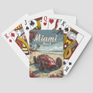 Miami Beach  raceauto Pokerkaarten