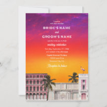 Miami Beach Regenboogrij Charleston Palm Bruiloft