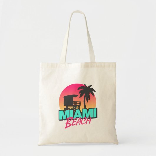 Miami Beach Reizen Foto Tote Bag (Voorkant)