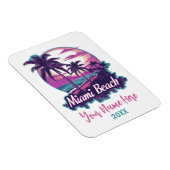Miami Beach Retro Magneet (Rechterzijde)
