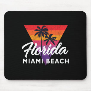 Miami Beach Retro Miami Driehoek 70s 80s T Muismat