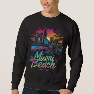 Miami Beach Retro Vibes Trui