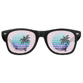 Miami Beach Retro Zonnebril (Voorkant)