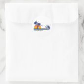 Miami Beach Ronde Sticker (Tas)