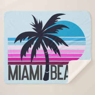 Miami Beach Sherpa Deken