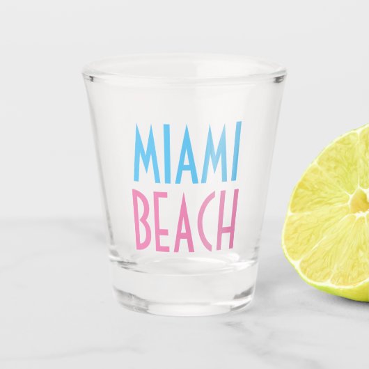 Miami Beach Shot glass Shot Glas (Voorkant)