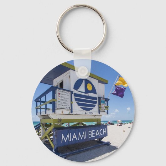 Miami Beach Sleutelhanger (Voorkant)