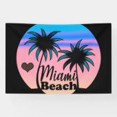 Miami Beach Spandoek (Horizontaal)