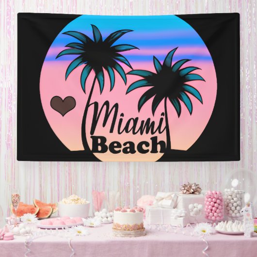 Miami Beach Spandoek (Feest)