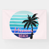 Miami Beach Spandoek (Horizontaal)