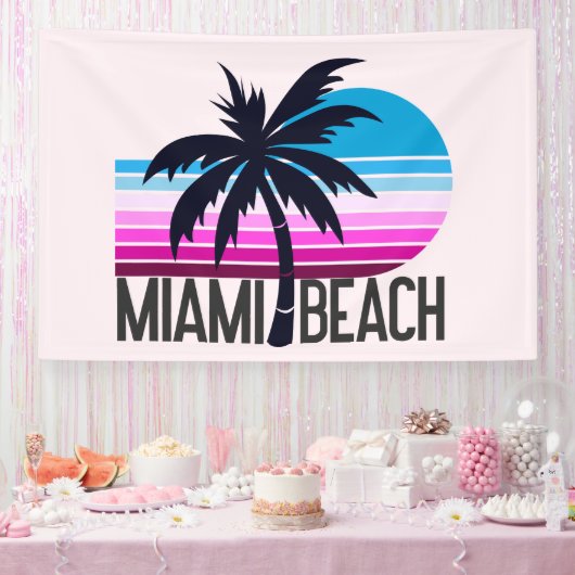 Miami Beach Spandoek (Feest)