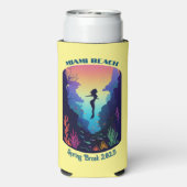 Miami Beach Spring Break 2023 Mermaid Reef Seltzer Blikjeskoeler (Seltzer Achterkant)