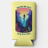 Miami Beach Spring Break 2023 Mermaid Reef Seltzer Blikjeskoeler (Achterkant)