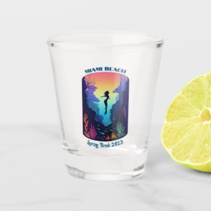 Miami Beach Spring Break 2023 Mermaid Reef Shot GL Glas