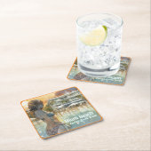 Miami Beach Spring Break Girl in Pool Waterverf Kartonnen Onderzetters (Insitu)