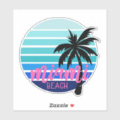 Miami Beach Sticker (Vel)
