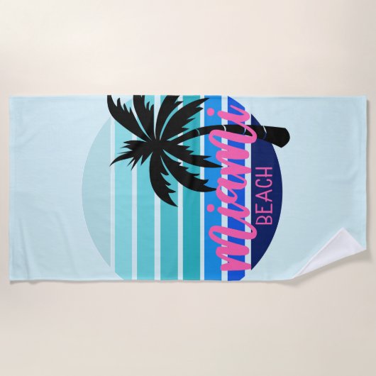 Miami Beach Strandlaken (Voorkant)