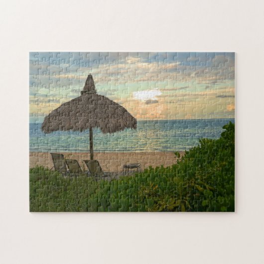 Miami Beach Sunset. Legpuzzel (Horizontaal)