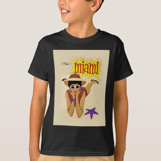  Miami Beach T-shirt (Voorkant)