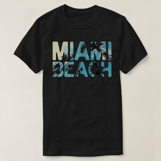 Miami Beach T-shirt (Design voorkant)