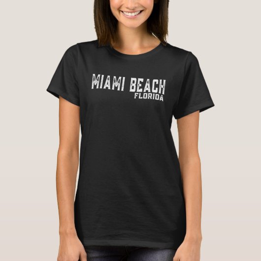 Miami Beach T-shirt (Voorkant)