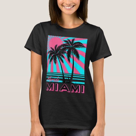 Miami Beach T-shirt (Voorkant)