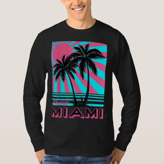 Miami Beach T-shirt (Voorkant)